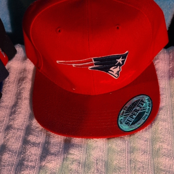 New England Red Snapback Hat - Picture 1 of 1